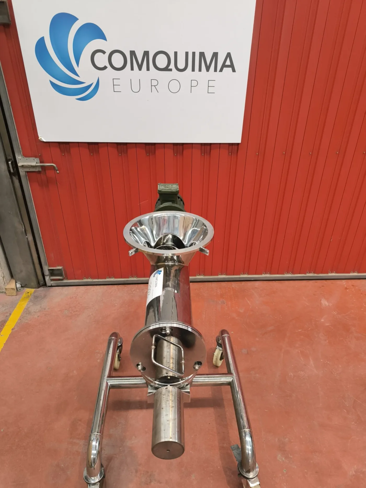 ATEX STAINLESS STEEL MOBILE SCREW CONVEYOR ON WHEELS - 4