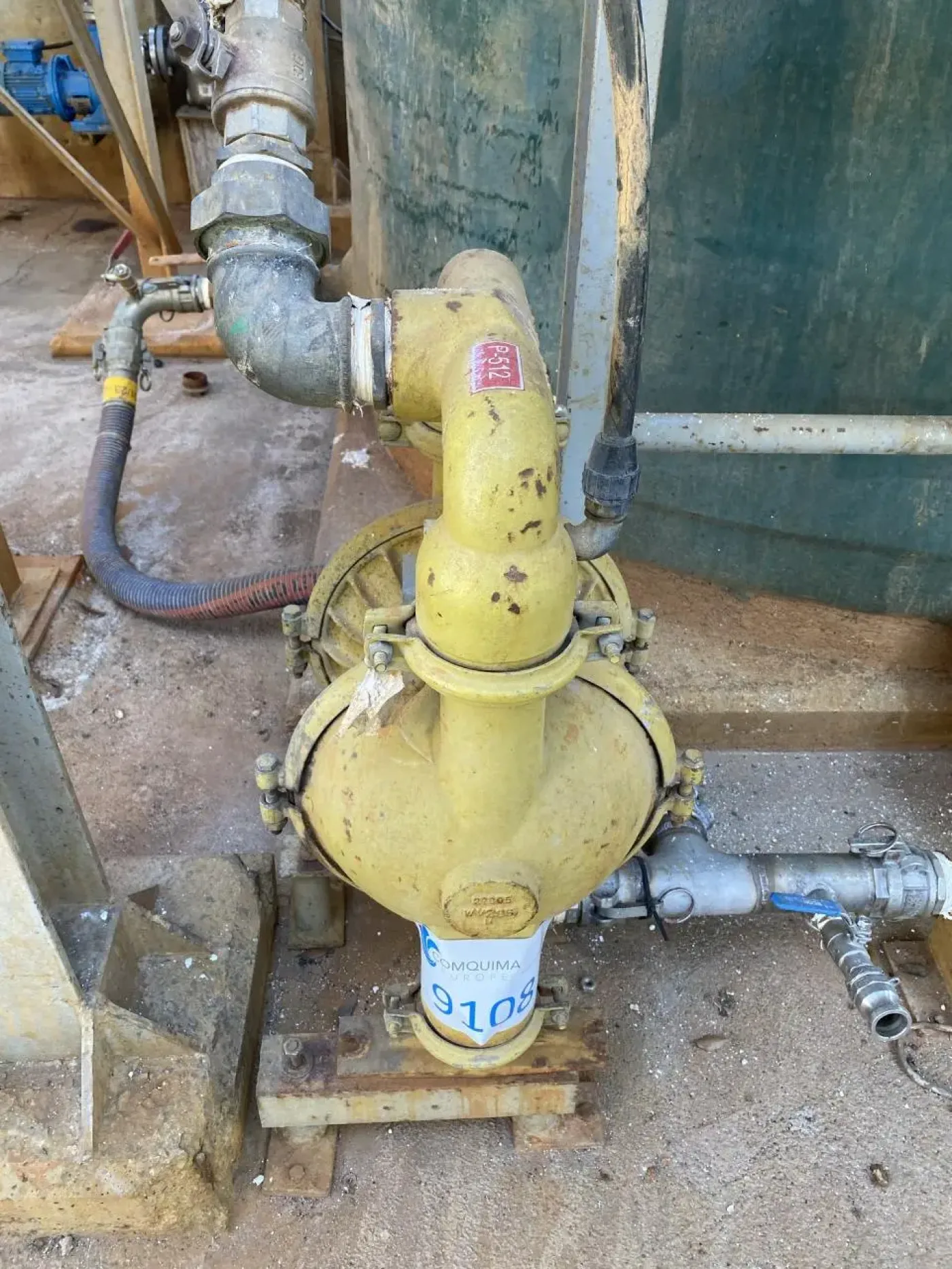 USED AODD VERSA-MATIC V2 AIR OPERATED DUAL DIAPHRAGM PUMP - 7