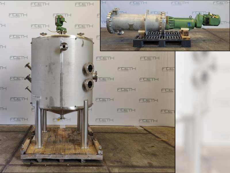 Ullmann & Co. 3000Ltr. with Martin empl mixer/stirrer - Stirring vessel