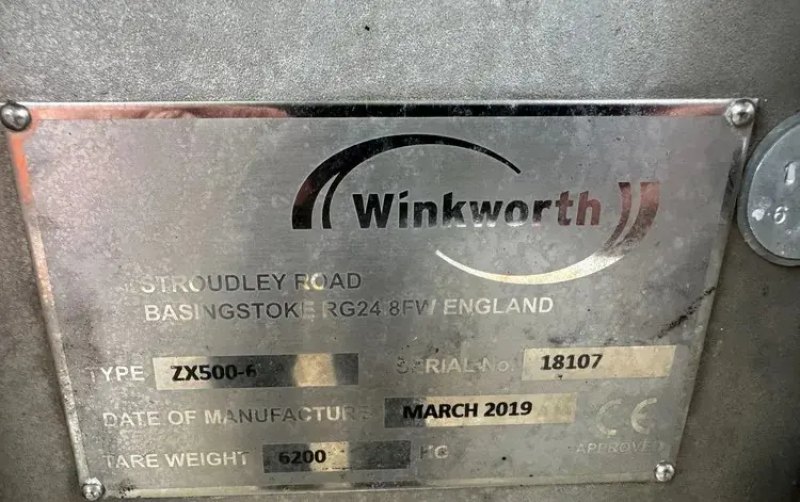 DOUBLE SIGMA MIXER WINKWORTH ZX500-6 IN STAINLESS STEEL 304 778 LITERS WITH JACKET AND EXTRUSION SCREW USED