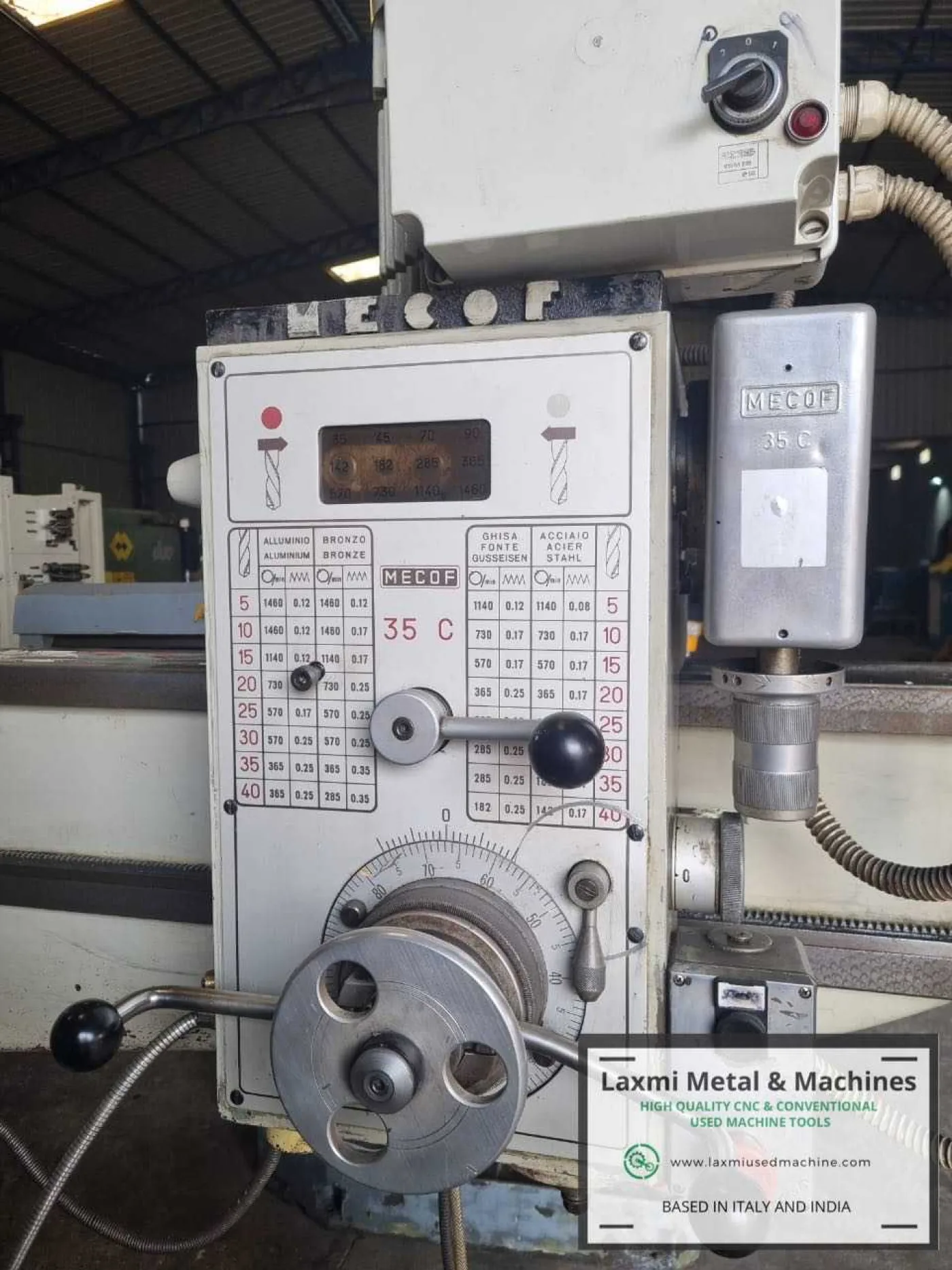RADIAL DRILL, MECOF - 35C - Laxmi Metal & Machines, Rohtak - 2