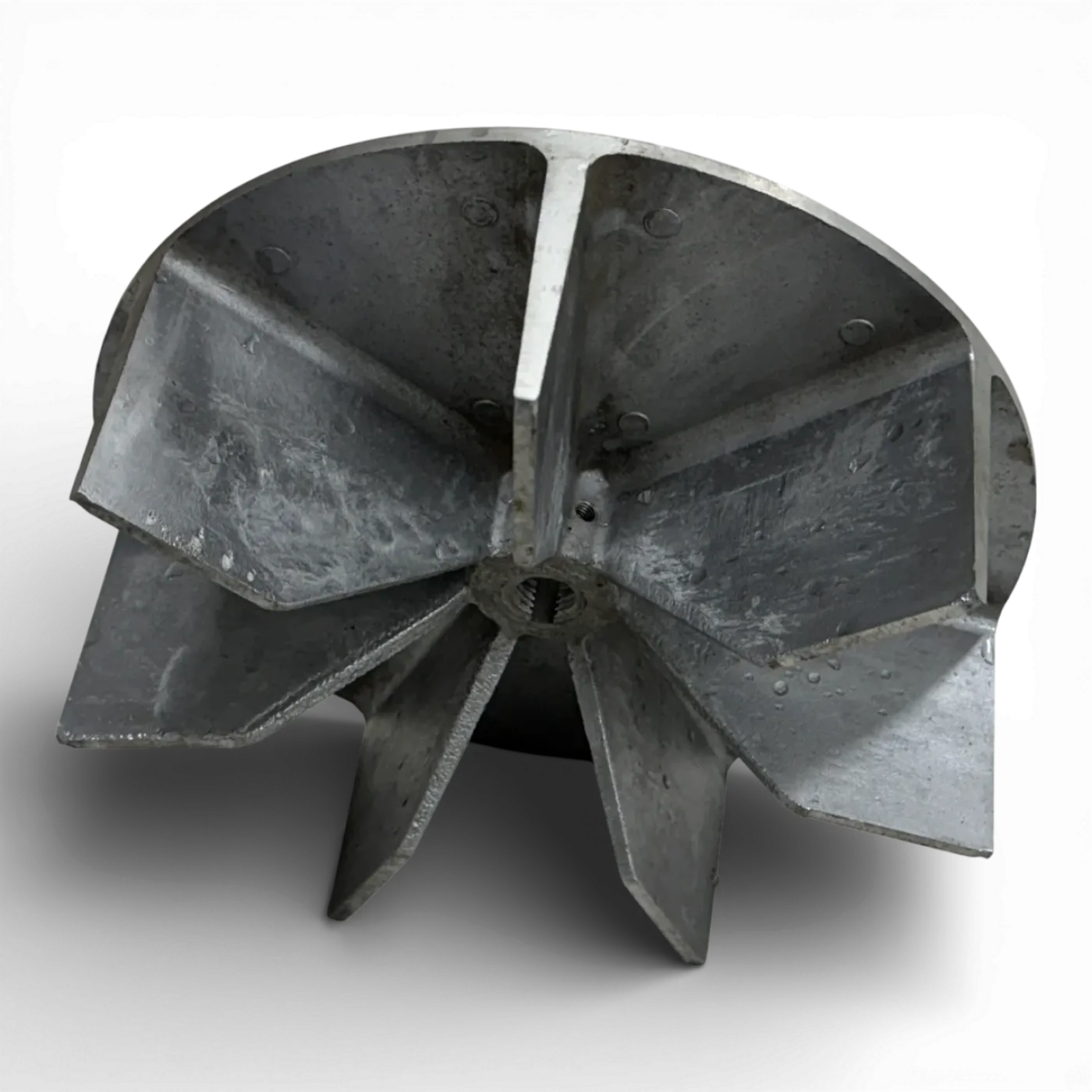 Flügelrad Aluminium Ø 300 mm Absaugventilator Absaugung Lüfterrad Transportventilator Art. Nr. 300100 (aluminum impeller) - 3