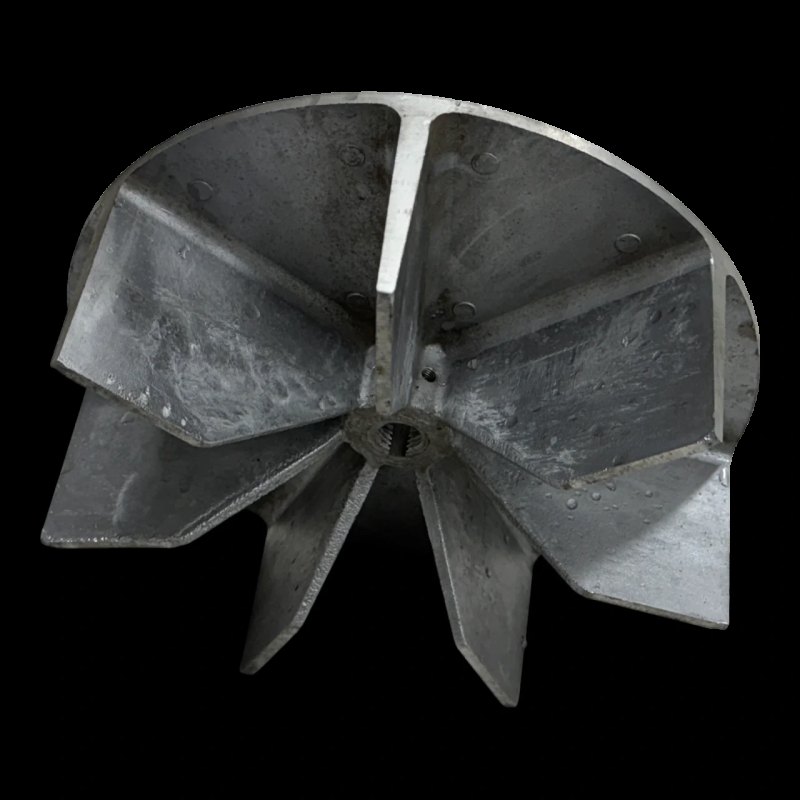 Flügelrad Aluminium Ø 300 mm Absaugventilator Absaugung Lüfterrad Transportventilator Art. Nr. 300100 (aluminum impeller)