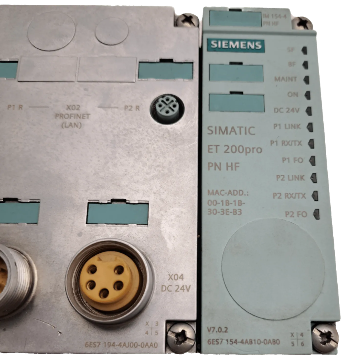 Siemens SIMATIC DP, PROFINET Interface-Modul 6ES7154-4AB10-0AB0 - 2