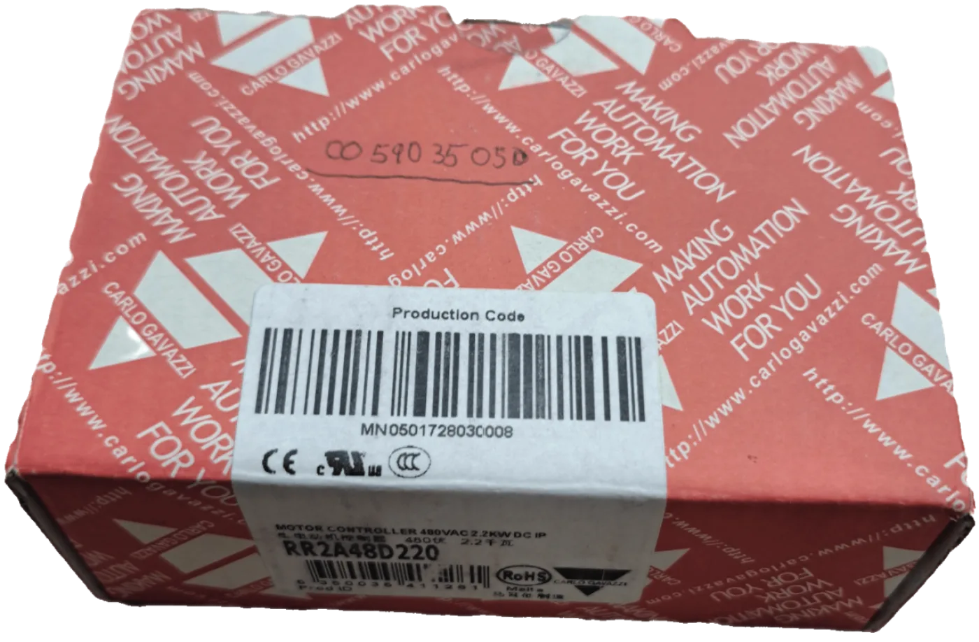 Carlo Gavazzi Motor Controller RR2A48D220 - 2