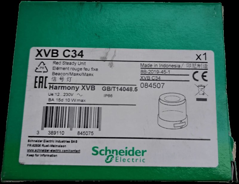 Schneider Elektric XVBC34 Leuchtelement, Dauerlicht, rot