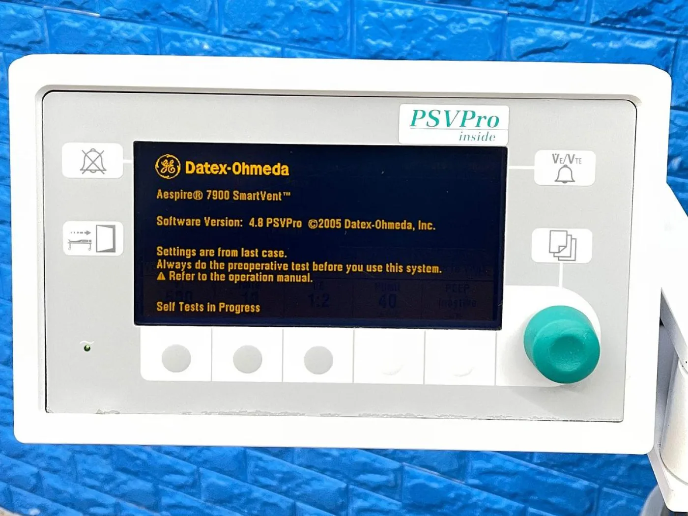 GE Datex-Ohmeda Aespire 7900 PSV Pro YOM: 2010 REF: 1009-9012-000 - 3