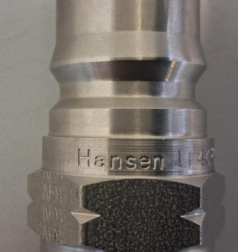 Hansen Edelstahl-Schnellkupplung 4KP26BS