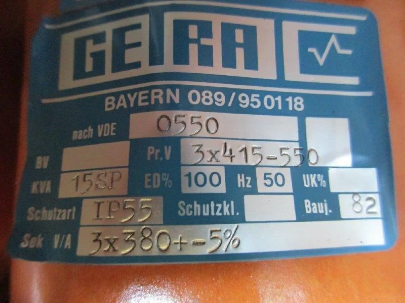 GETRA 1982 - 3