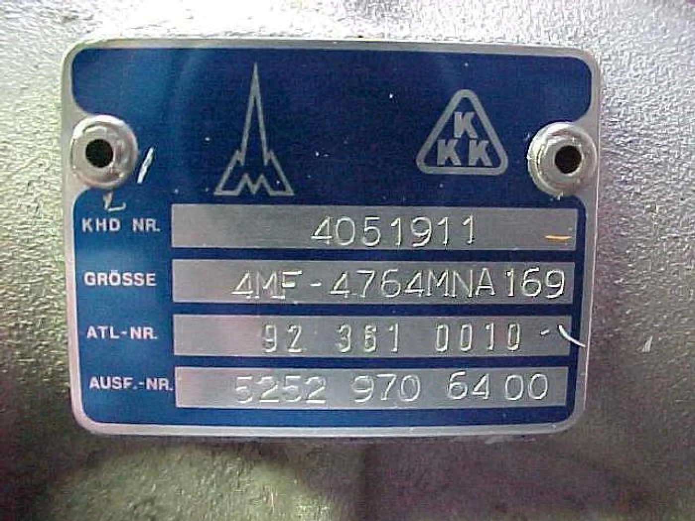 KKK 4MF-4764NDA169 - 5