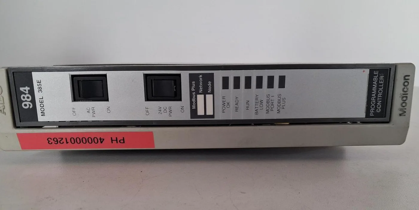 Modicon PC-E984-385 Programmable Controller CPU - 2