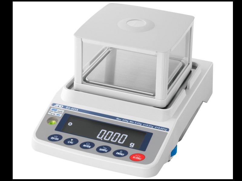 A&D GX&GF-403A Series Precision 3-Place Balance