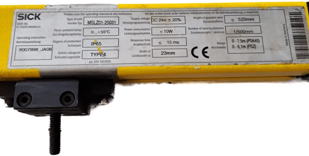 Sick Sicherheitslichtschranke MSLZ01-25031