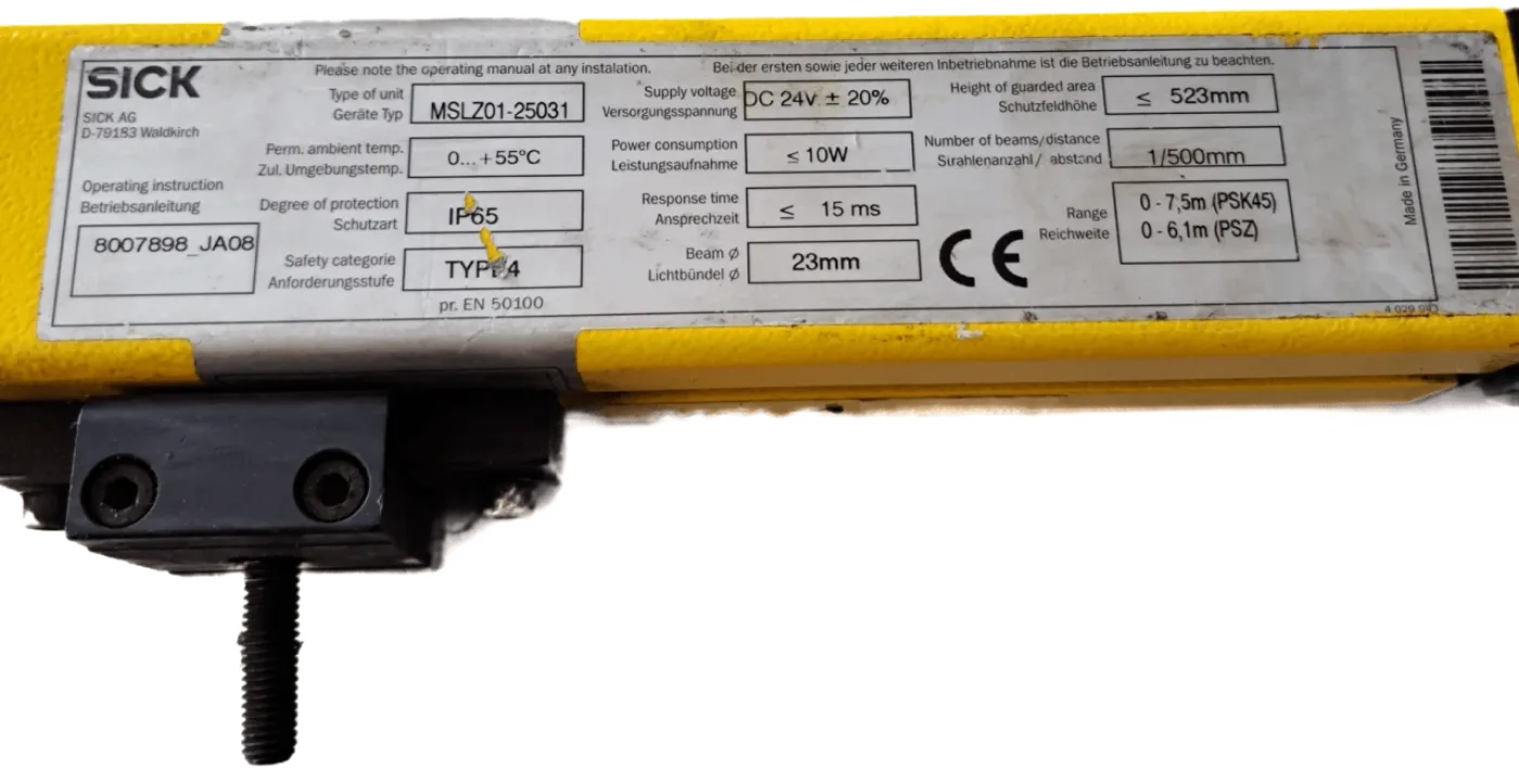 Sick Sicherheitslichtschranke MSLZ01-25031 - 1