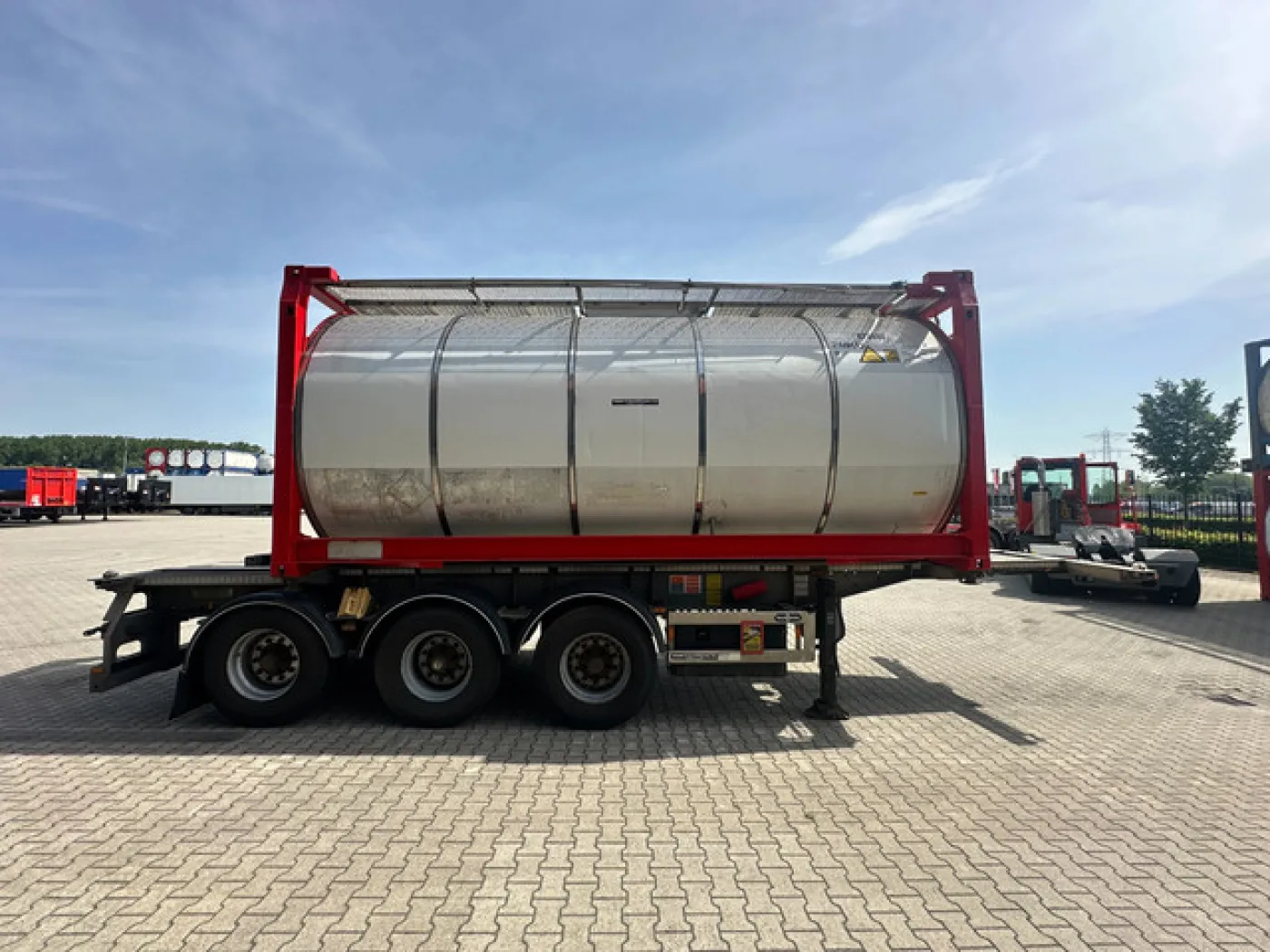 Van Hool 20FT/30FT ADR CHASSIS + 20FT TANKCONTAINER 25.000l /1-COMP. - 6