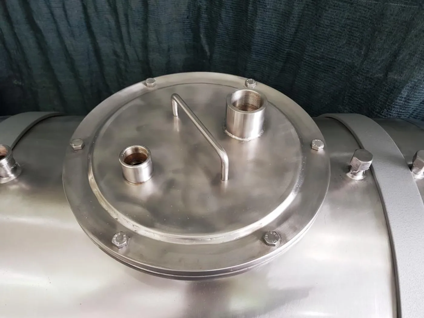 SERBATOIO IN ACCIAIO INOX – MOD. 500 L - 8