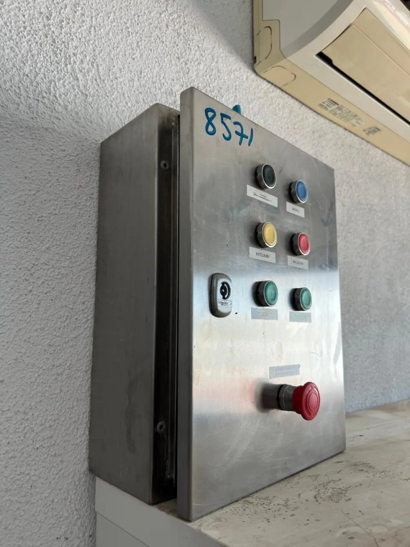 USED STAINLESS STEEL BUTTON PANEL
