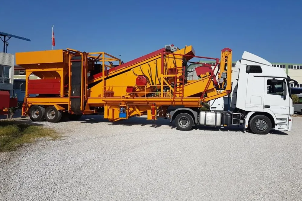 GNR YM1650 — Mobile Washing & Screening Plant (top model)