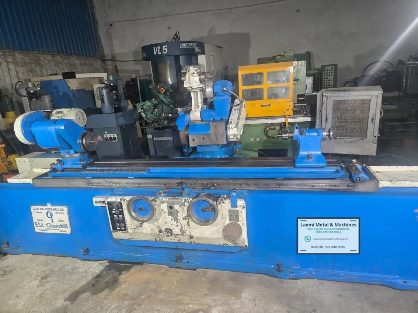 CYLINDRICAL GRINDER, CHURCHILL - 215 X 2000 - Laxmi Metal & Machines, Rohtak - 2
