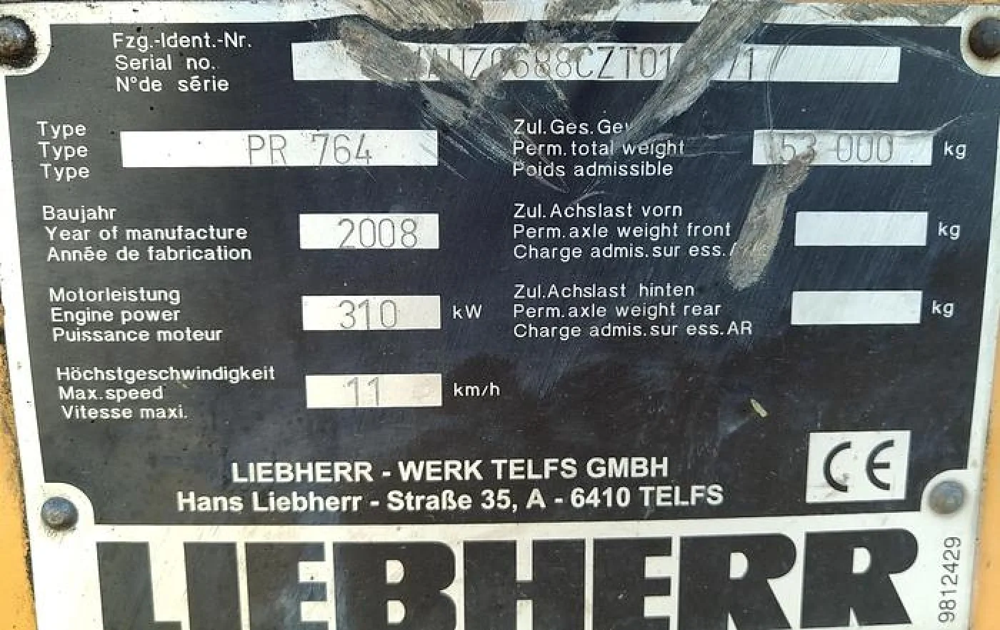 2008 Liebherr PR764 - 6