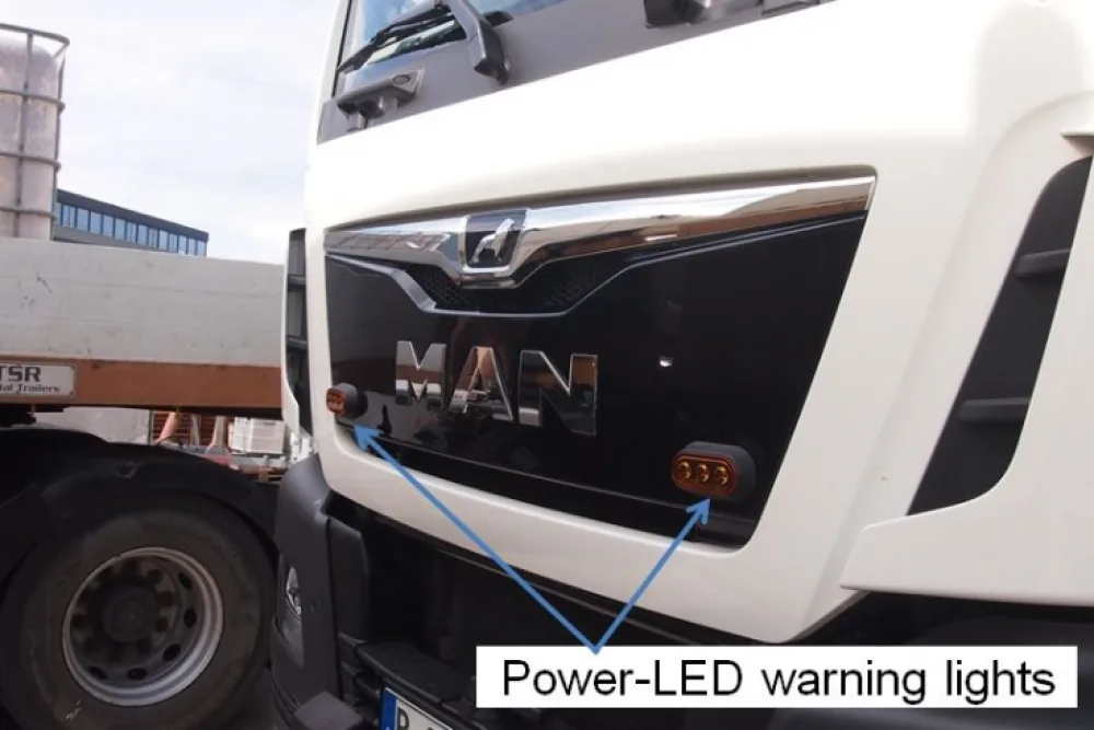 Power-LED Warning Lights – Front