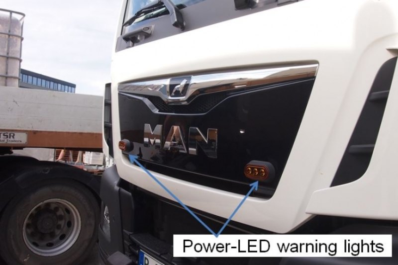 Power-LED Warning Lights – Front