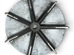 Flügelrad Aluminium Ø 300 mm Absaugventilator Absaugung Lüfterrad Transportventilator Art. Nr. 300100 (aluminum impeller)