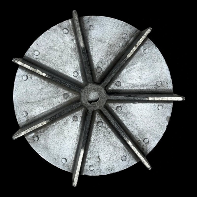 Flügelrad Aluminium Ø 300 mm Absaugventilator Absaugung Lüfterrad Transportventilator Art. Nr. 300100 (aluminum impeller)