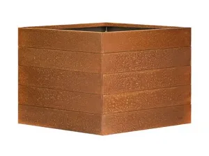 Bloembak Modulair Corten - 70 cm hoog