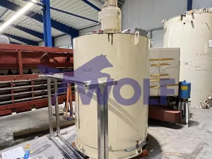 Rührwerksbehälter Fabrikat RASCH - Type VD-30 für ca. 3.000 kg Nutzinhalt.