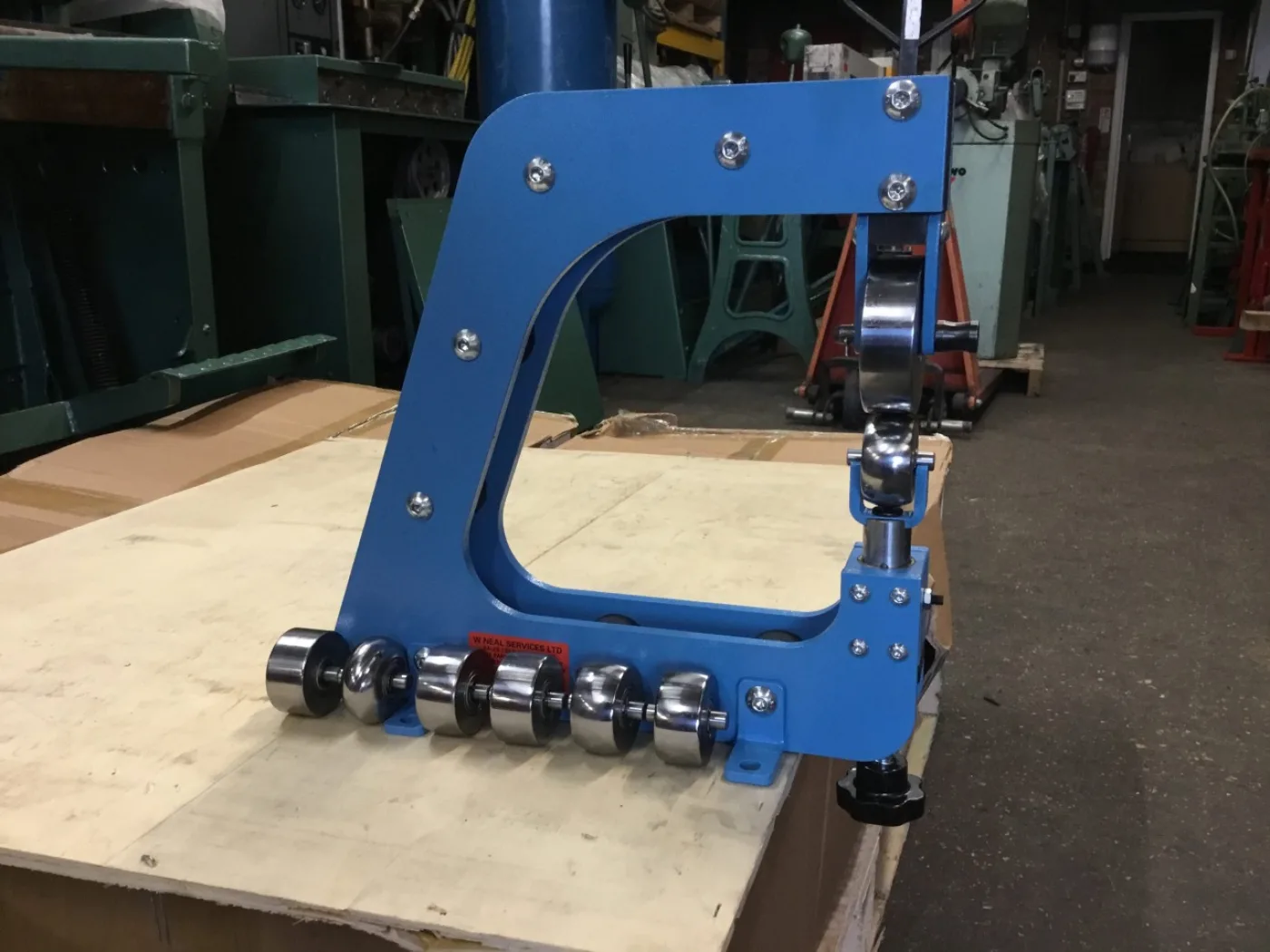 WNS Fabricated English Wheeling Machine 205mm - WNS - W. Neal Services Ltd - 2