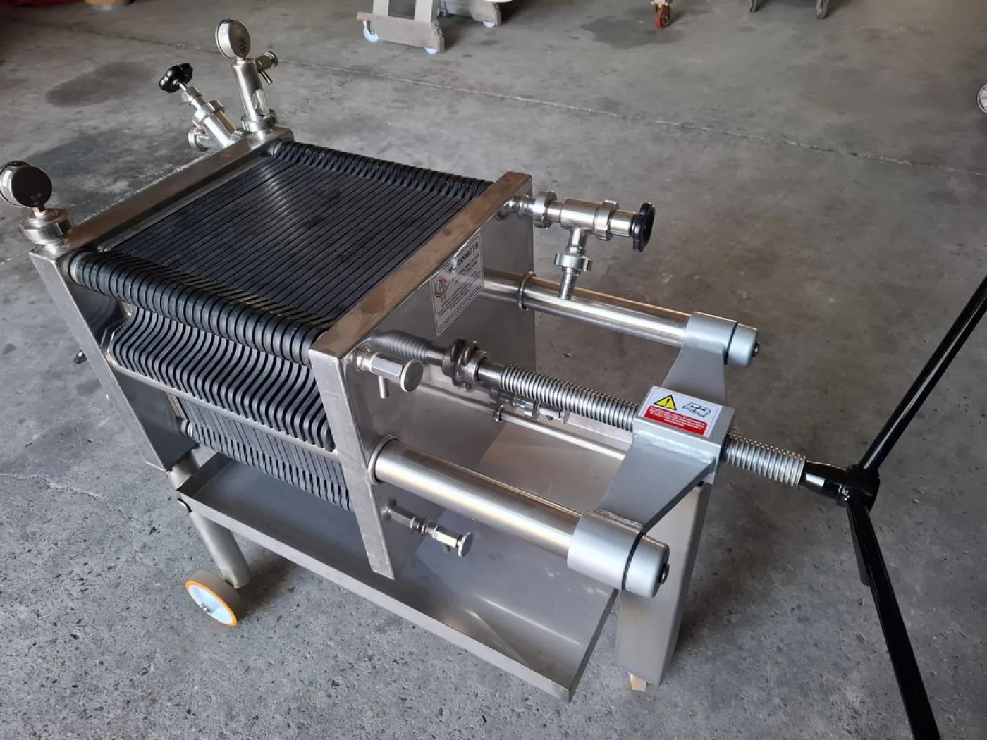 SEITZ ZENIT V FILTER MODEL 40X40 WITH 30 PLATES, SECOND HAND MACHINE - 5