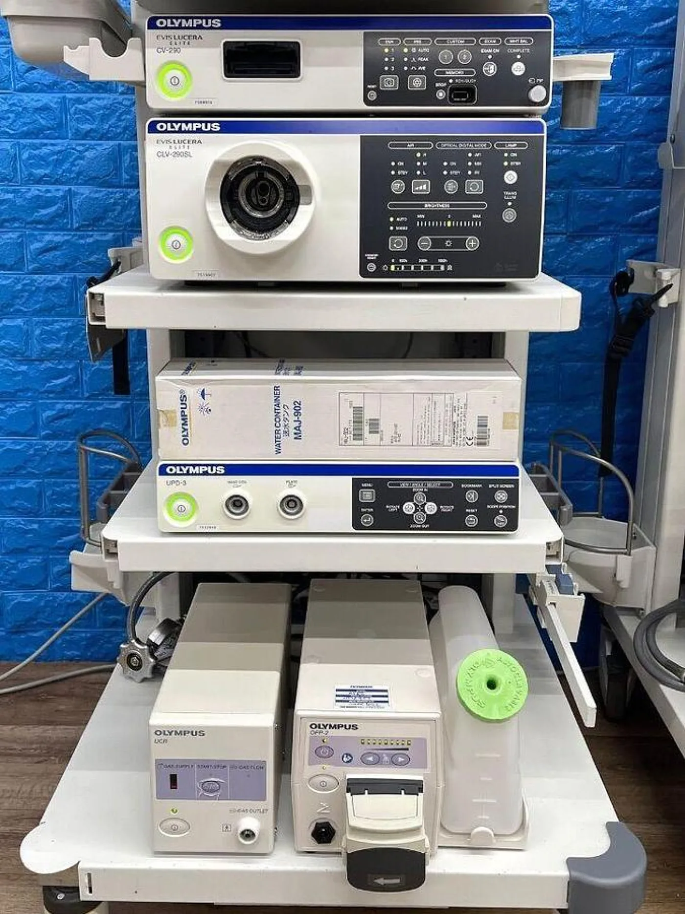 OLYMPUS CV-290 CLV-290 Complete Towers with 290 HD Gastro and 290 HD Long colonoscope Endoscopy Processor - 6