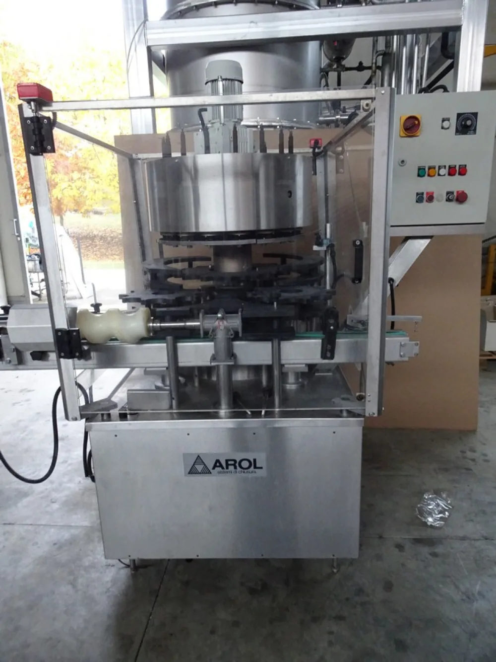 AUTOMATIC ROLLING MACHINE AROL FOR CAPSULES, MODEL ALBA 16T, SECOND-HAND MACHINE