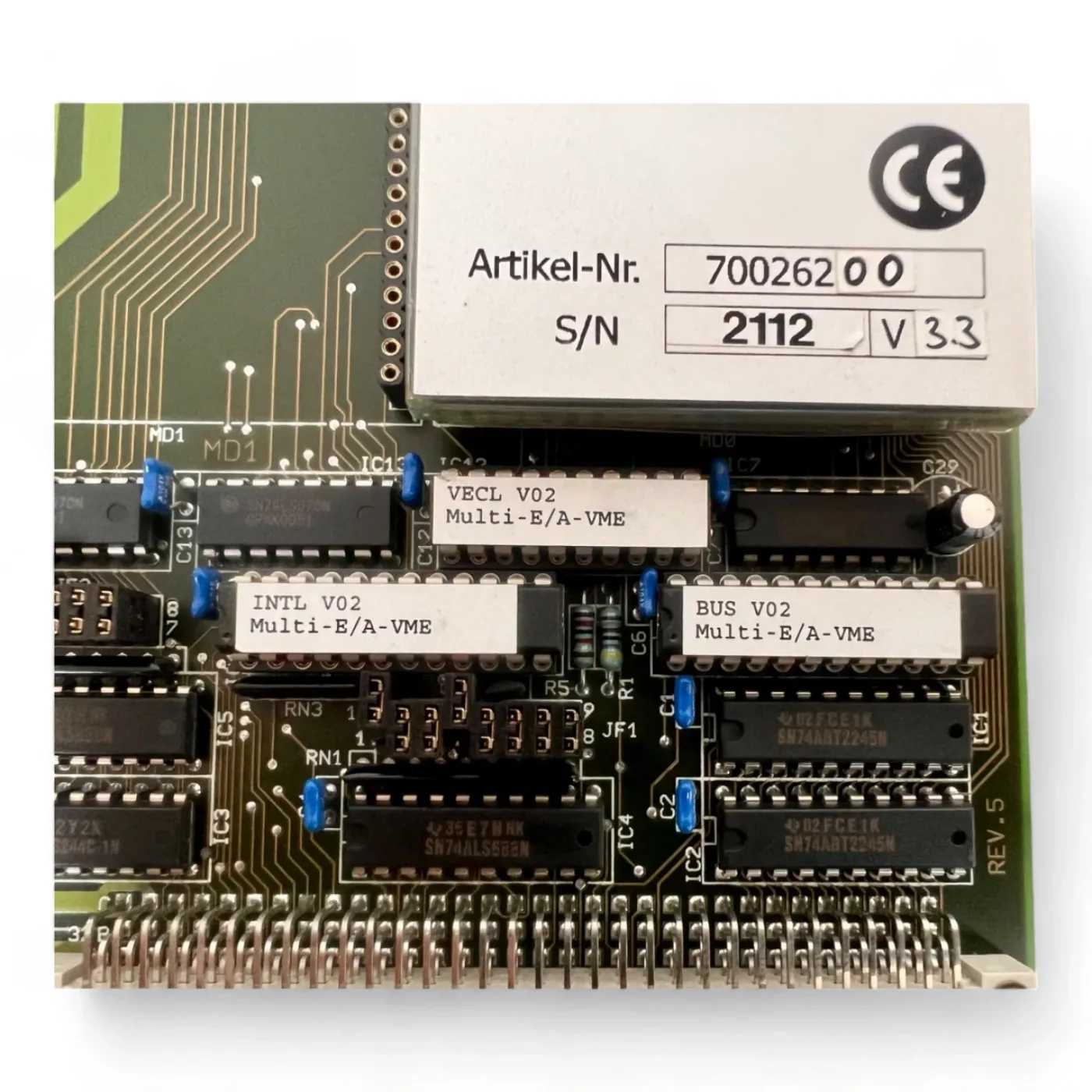 HOMAG MULTI-E/A VME-GRUNDKARTE 70026200 - 8