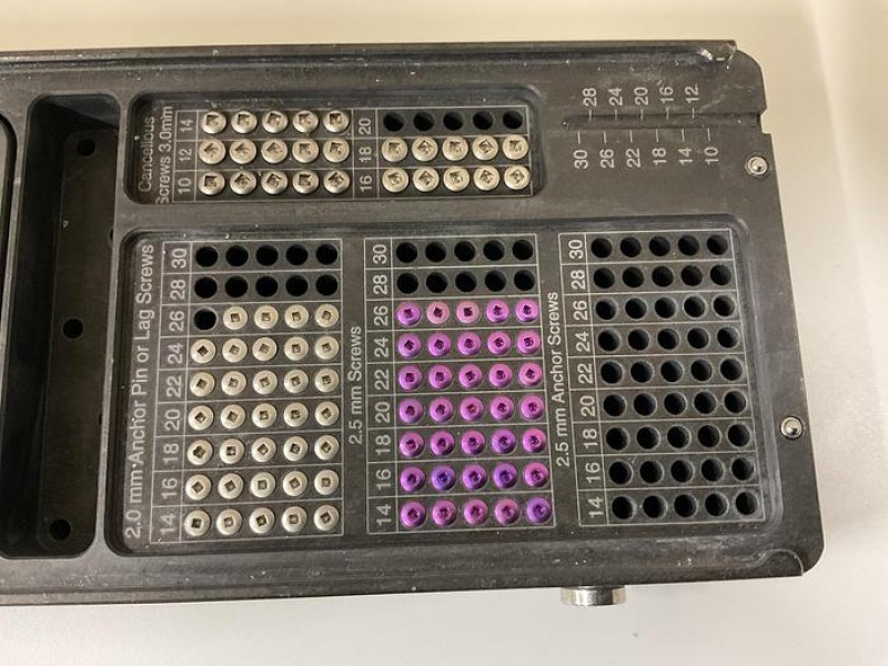 Surgical Instrument Set Volar Radius Locking Plate System (RVP) in Case MONDEAL 9356