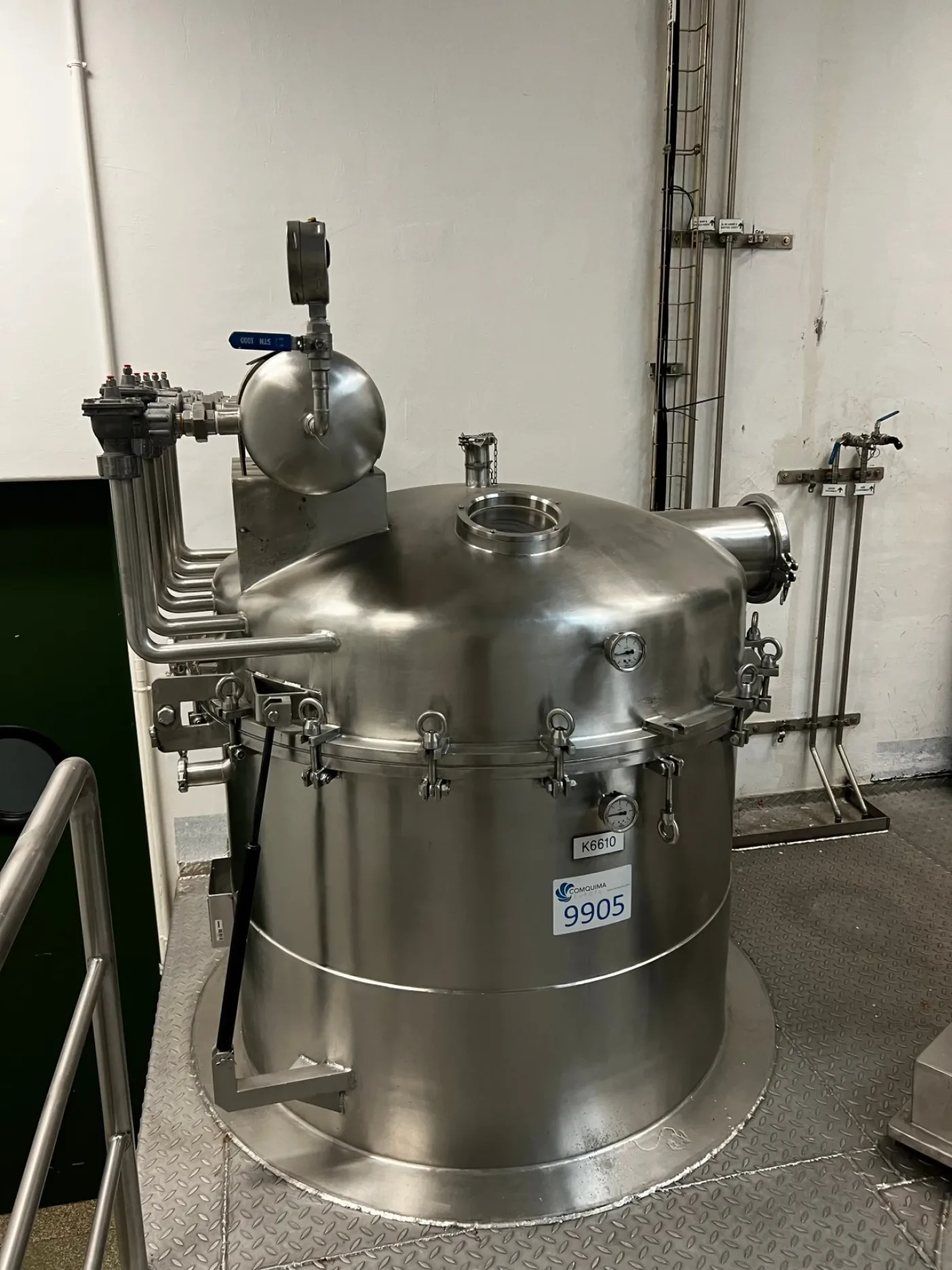 USED ATEX BACHILLER JET-MILL MSB305 STAINLESS STEEL AIR MICRONIZING MILL - 4