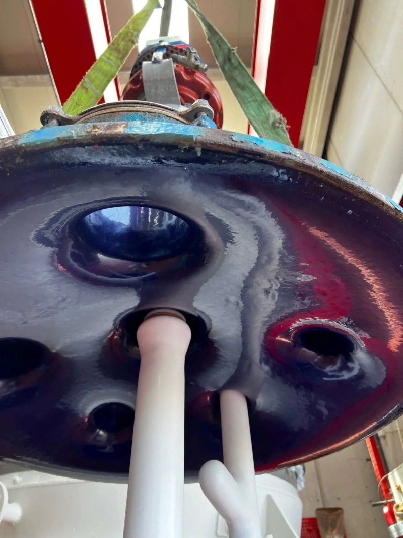ENAMELED DIETRICH REACTOR 290 LITERS WITH AGITATION AND USED JACKET