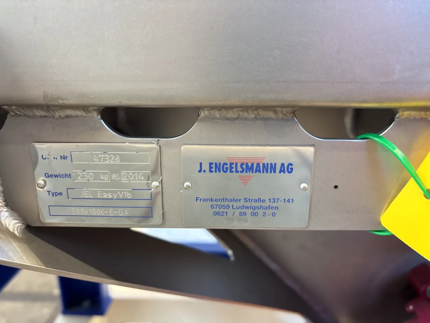 Engelsmann JEL EasyVib 500x1000-E-GA - Vibro sieve - 8