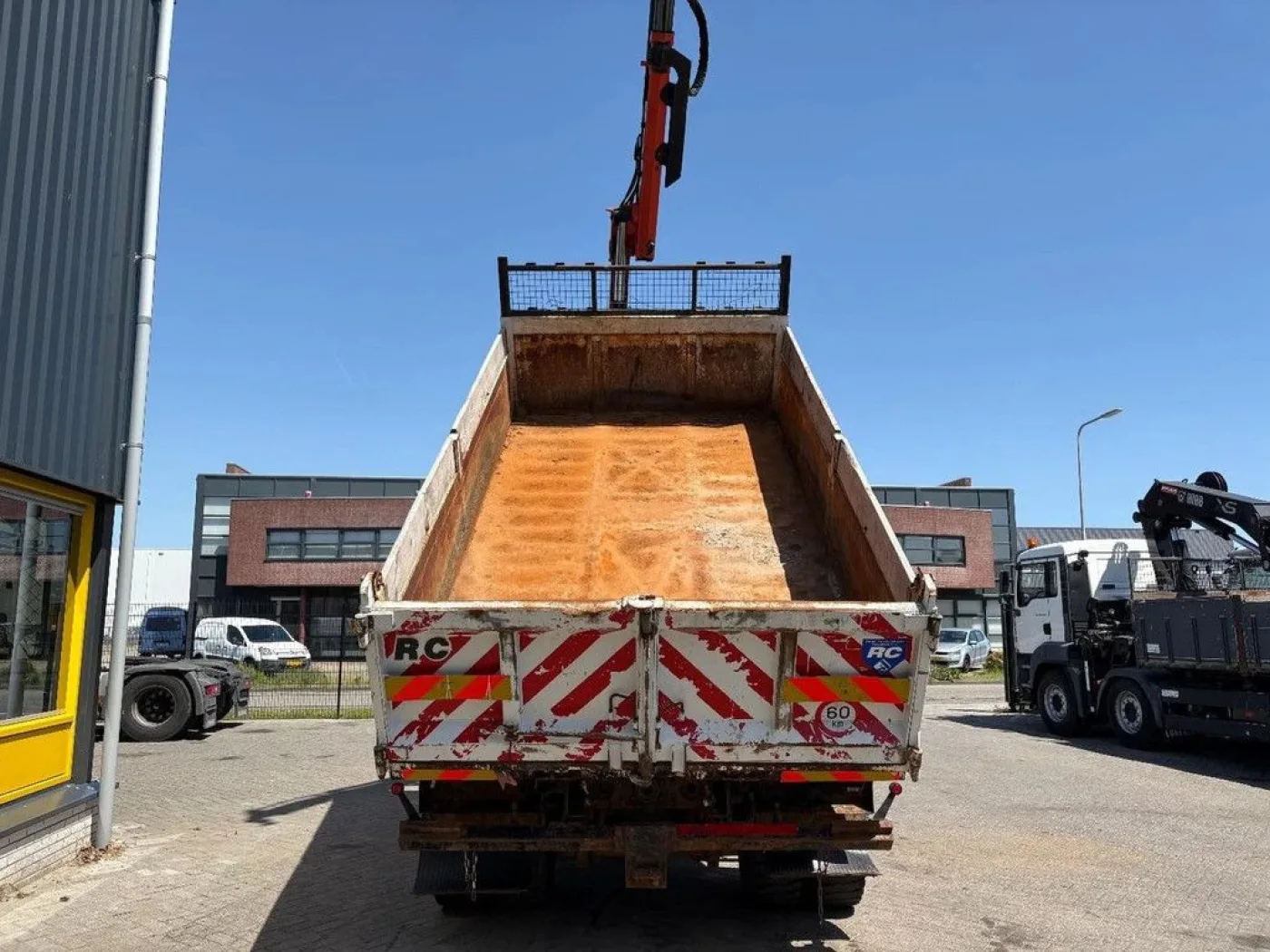 Renault Premium + PALFINGER PK 10000. 2 X EXT. + REMOTE + 3 SIDE TIPPER - 6