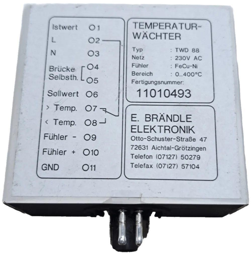 Brändle Electronic Temperaturwächter TWD88
