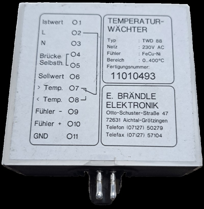 Brändle Electronic Temperaturwächter TWD88