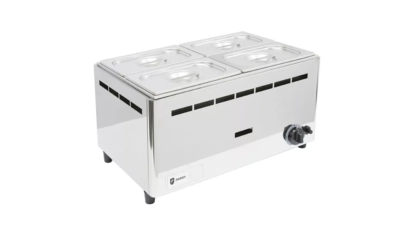 Parry Hot Hold BMF1-1G gas bain marie wet 4 x 1]4 GN. - islandcatering - 1