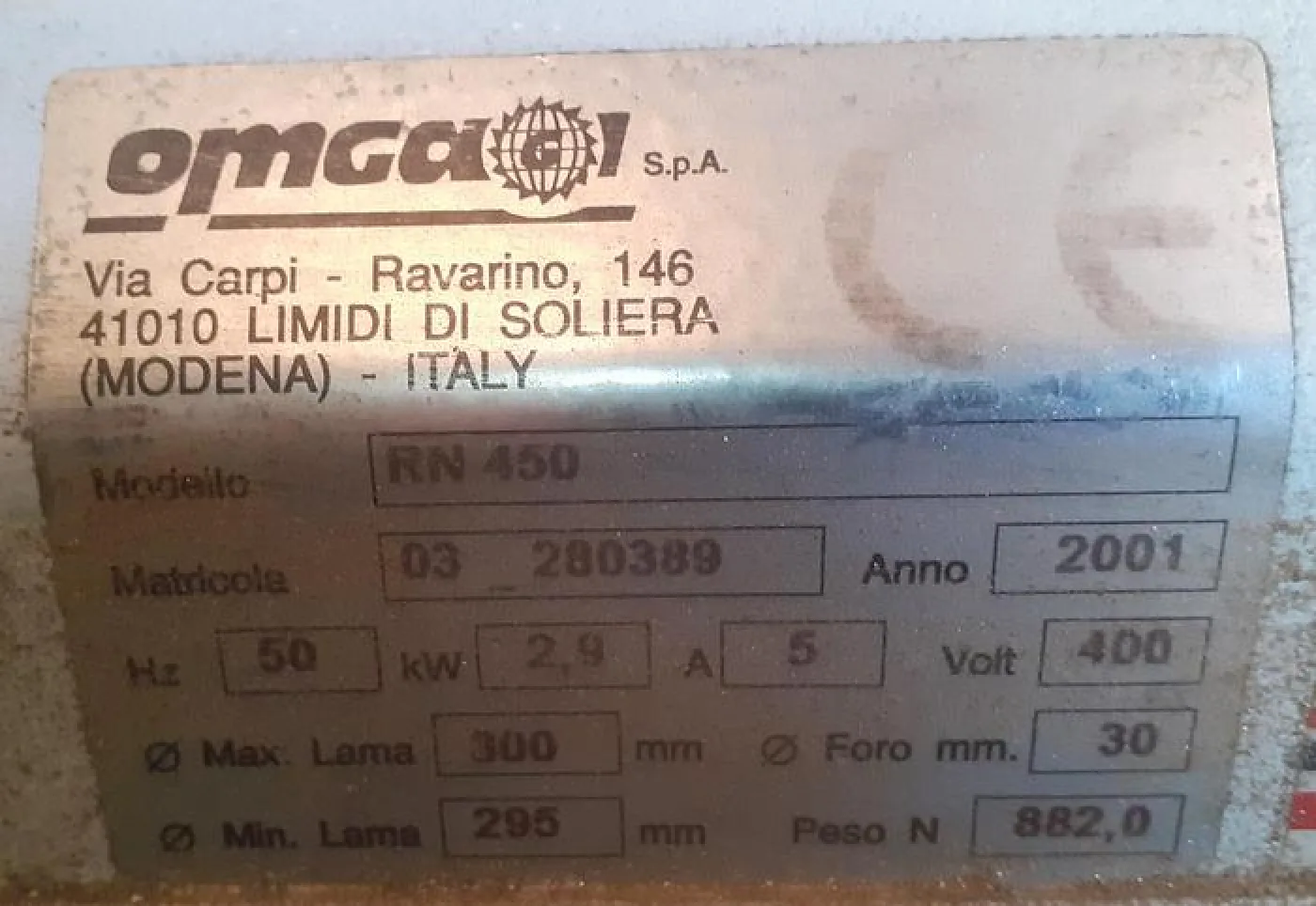 Serra Radial com bancada OMGA - 5