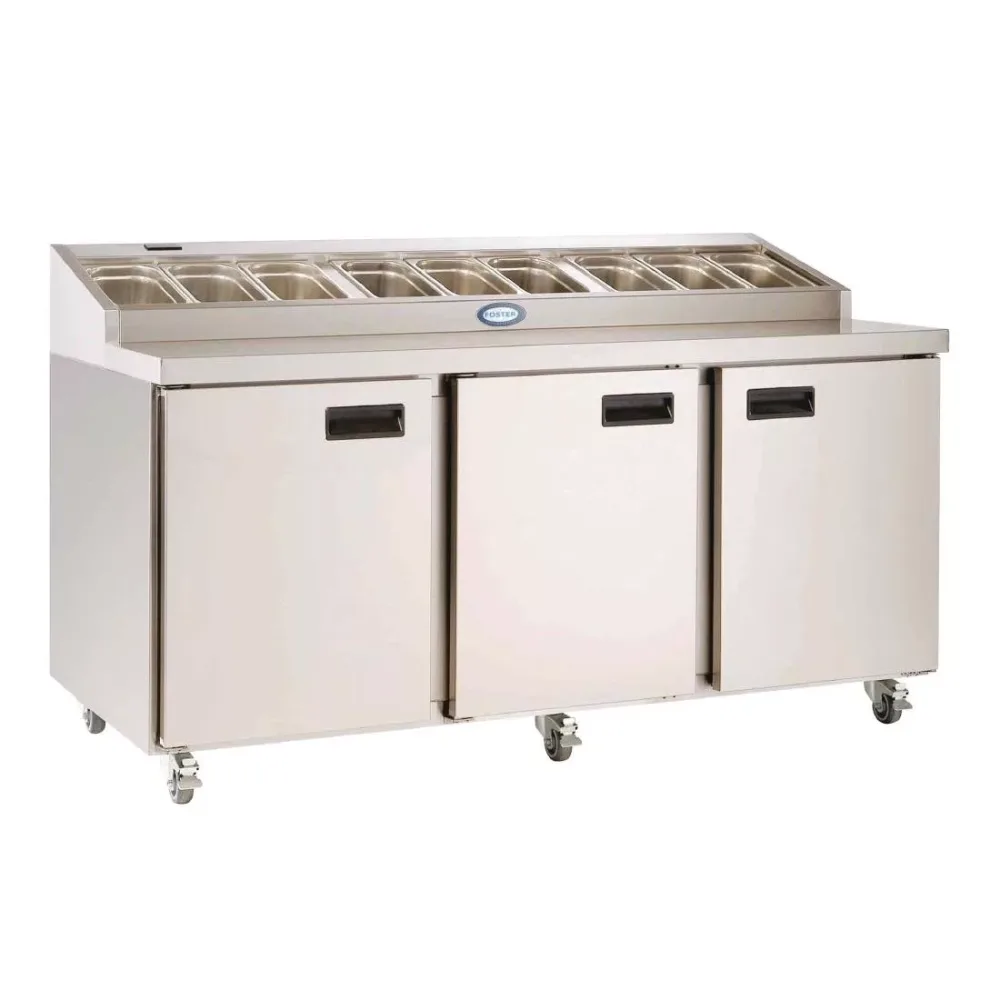 Foster Triple Door Prep Counter Fridge FPS3HR - islandcatering