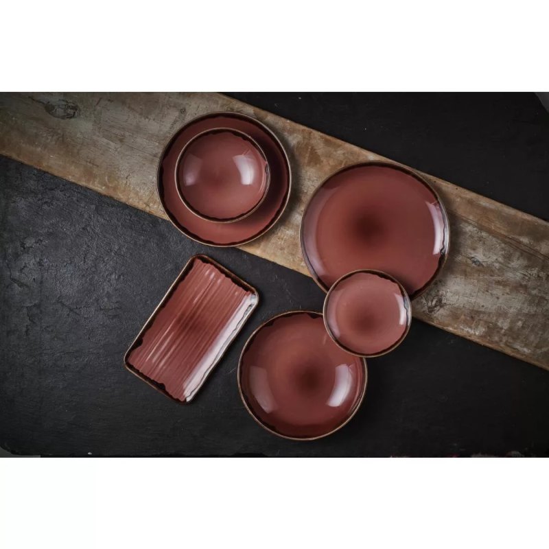 Dudson Harvest Plum Coupe Plate 6.5 inch Box 12 - islandcatering