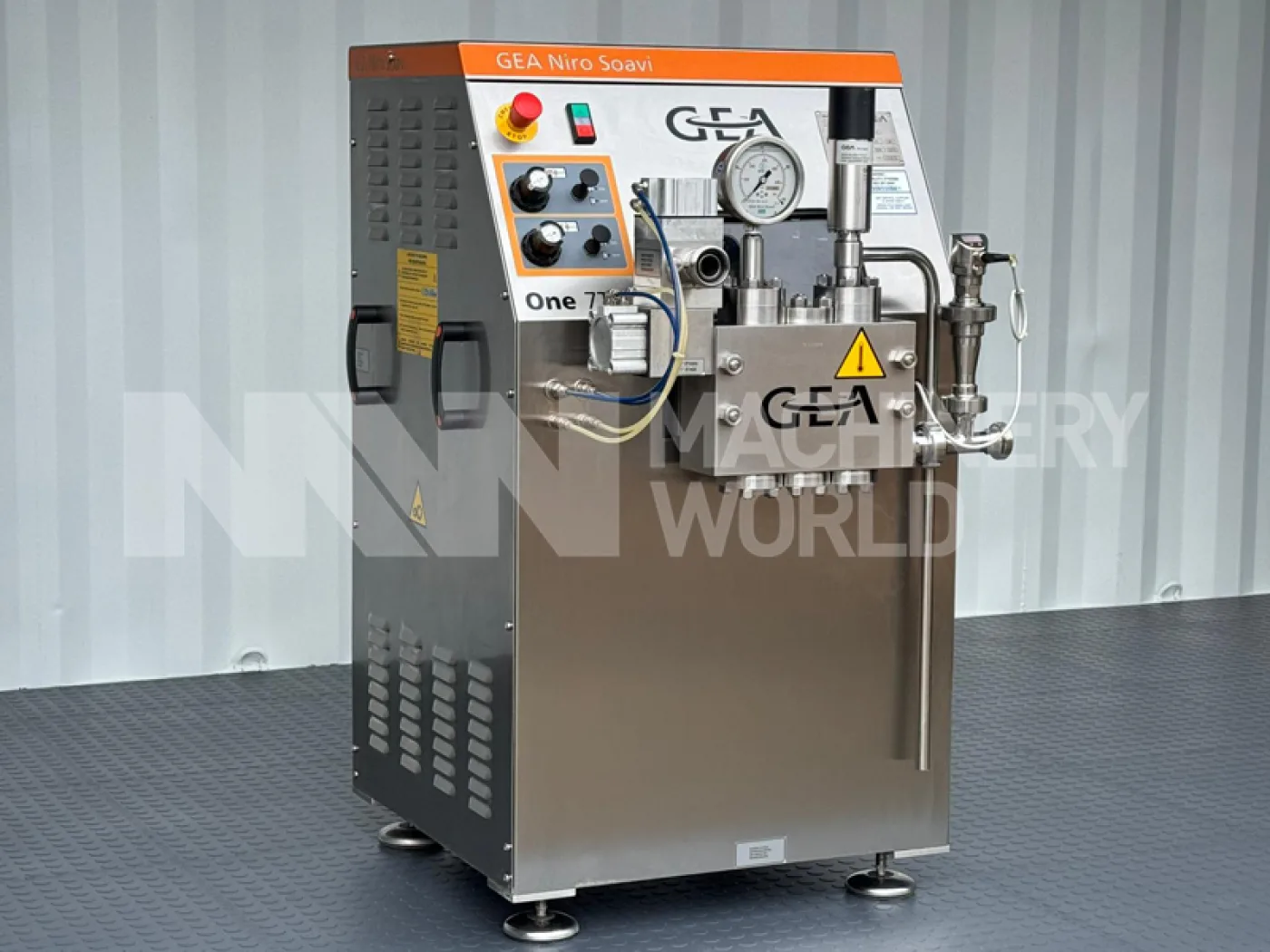 350 LPH GEA Niro Soavi ONE 7TS (250 Bar) High Pressure Homogeniser (Year 2014) - 1