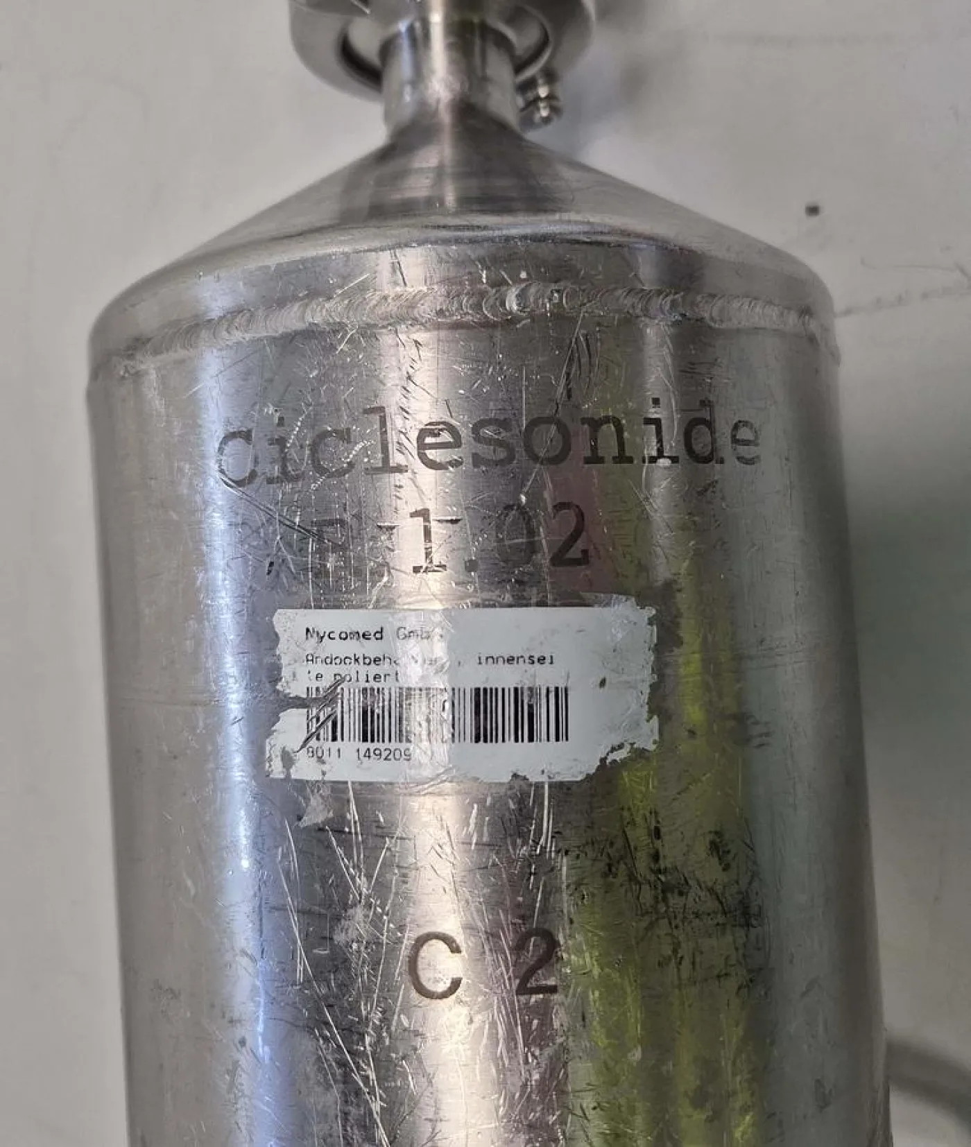Cicero Druckbehälter / Andock- / Transportbehälter für Ciclesonide - 6
