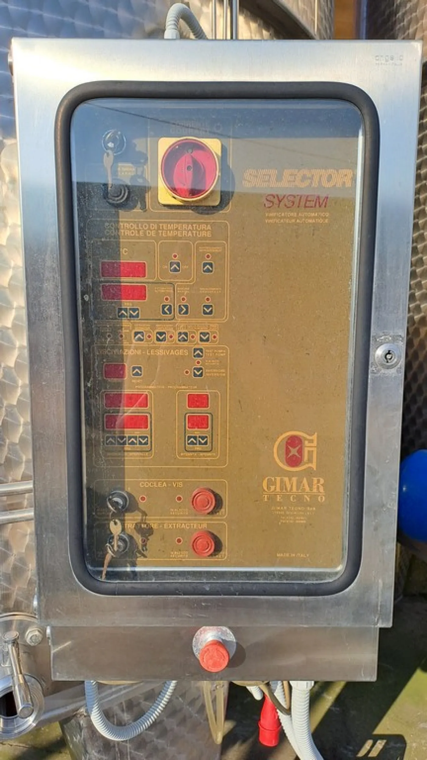 STAINLESS STEEL WINE-MAKERS GIMAR BRAND, CAPACITY HL 150 ABOUT, SECOND-HAND EQUIPMENTS - 6