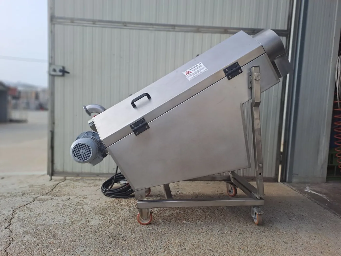 STAINLESS STEEL BELT ELEVATORE/DRAWERS BOSIO BRAND, SECOND HAND MACHINE - 1